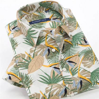 Plus Size 5XL 6XL 7XL 8XL 9XL 10XL  Mens Short Sleeve Print Shirt 2021 Summer New Men's Floral Hawaiian Shirts Casual Loose Tops