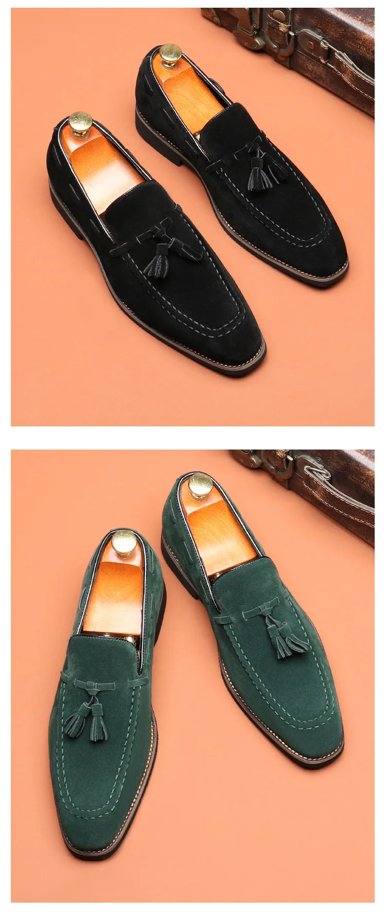 Men's Casual Business Shoes Mens Classic British Style Penny Loafers Moccasins Fashion Party Wedding Flats for Men