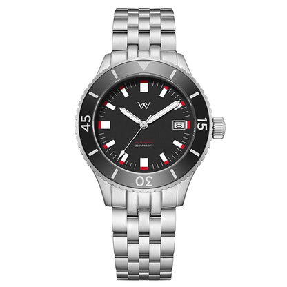 WM Watch NH35 Automatic Mechanical Watch Men Sapphire AR Coated 200M Water Resistant Ceramic Bezel Welly Merck Watches 203M-WM