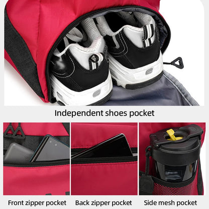 Fitness Handbag Gym Sport Tote Bag Large Capacity Shoulder Portable Luggage Bag Outdoor Travel Storage Women's Crossbody Bag