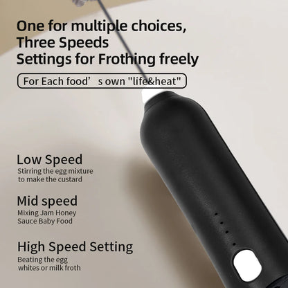 Wireless Milk Frothers Mini Coffee Maker Whisk Mixer With USB Electric Handheld Blender Electrical For Coffee Cappuccino Cream