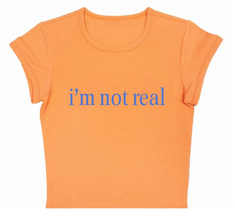 Letter Print T-Shirt Y2k Harajuku Summer Casual Short Sleeve Gothic Slim Crop Top Vintage Women Streetwear Sexy Grunge Fairy Tee