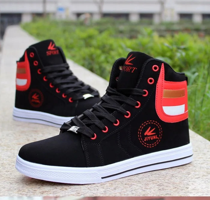 Big Size 39-48 Men's Casual Shoes New High top Sneakers Fashion Designer Platform Flats Shoes Outdoor Tennis Training Shoes Men