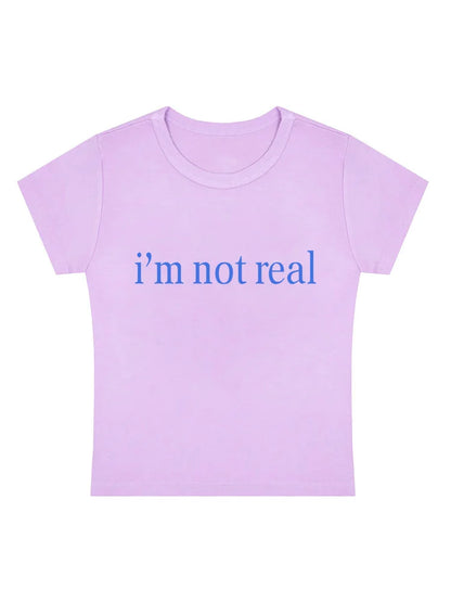 Letter Print T-Shirt Y2k Harajuku Summer Casual Short Sleeve Gothic Slim Crop Top Vintage Women Streetwear Sexy Grunge Fairy Tee