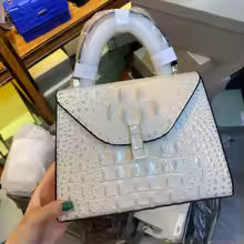 Vintage Hasp Flap Bag Office Ladies Tote Handbag Split Leather New Designer Messenger Bag Women SIngle Shoulder Crossbody Bags