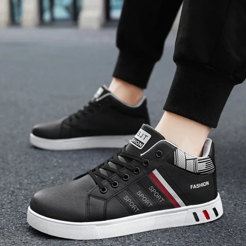Fashion Men's Casual Shoes Autumn High-Top Vulcanized Shoes for Mens Non-Slip Wear-resistant Men Sneakers Winter Tenis Masculino