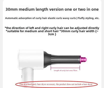 1Pcs Wave Curling Wand Hair Dryer Accessories  for Xiaomi Mijia Hair Dryer H501 H501SE