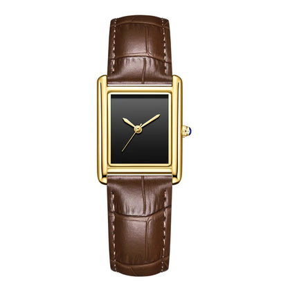 New Elegant Watches for Women and Men Fashion Leather Strap Waterproof Quartz Wristwatches Couple's Watches Gifts Drop Shipping