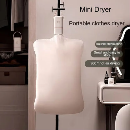 Portable Clothes Dryer for Light Clothes Underwear Baby Clothes Mini Clothes Dryer Electric Clothes Dryer Or Travel Dorms Hotel