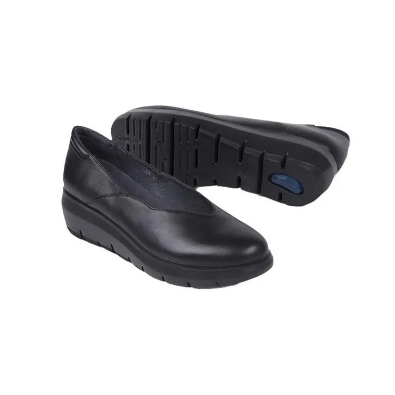 Women Fashion Wedge Heel Pumps 2025 Spring Summer Lightweight Platform Loafers Woman Soft Sole Comfort Casual Shoes Plus Size 42