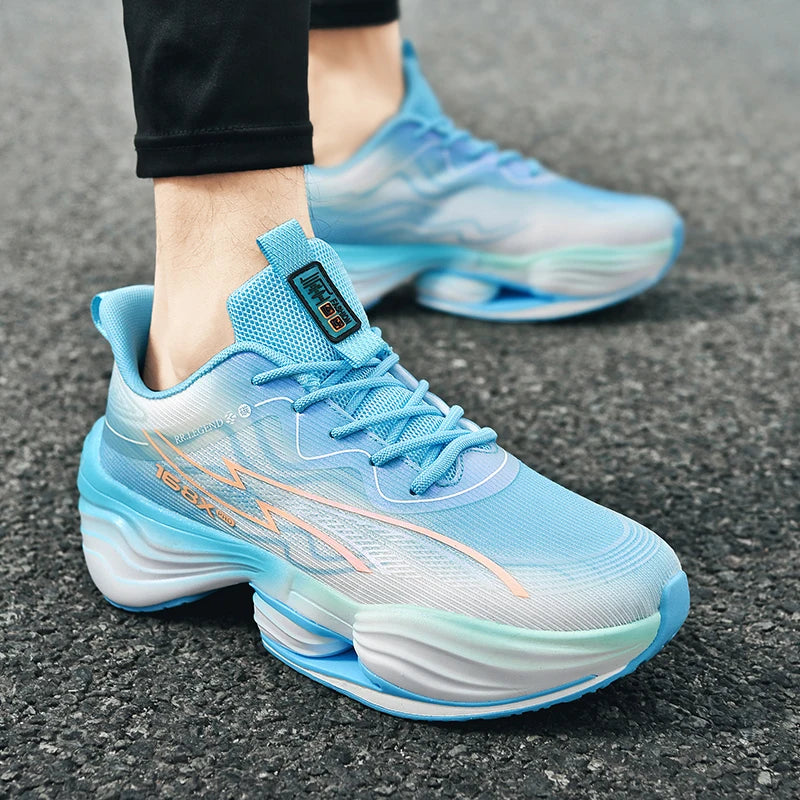 Running Shoes Men High Quality Outdoor Soft Sole Cushioning Training Jogging Sneakers Mesh Lace-up Sports Shoes for Men