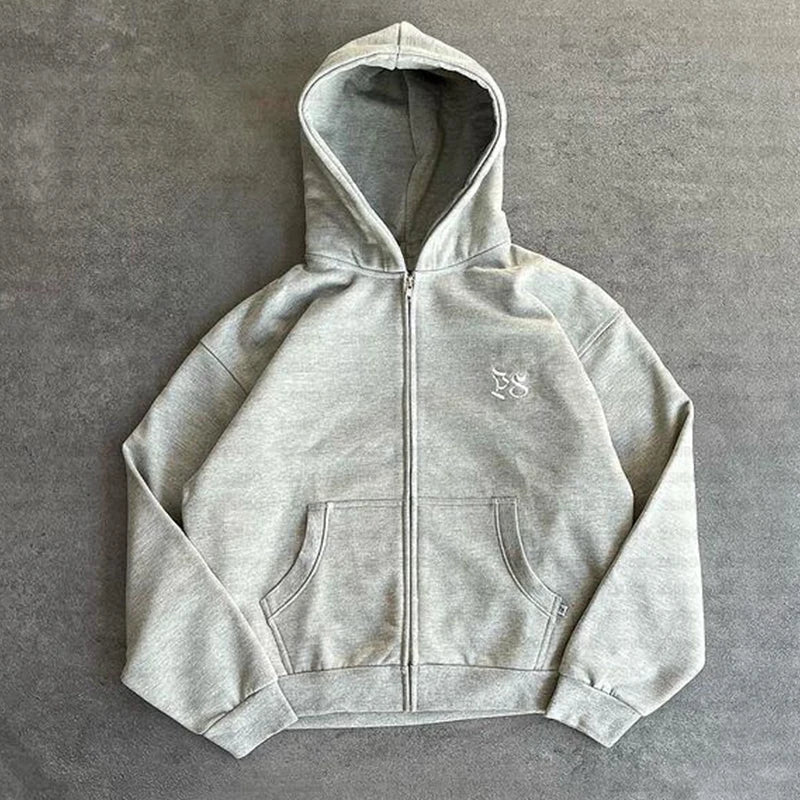 2024 Y2K Creative Print Hoodie Women Men Punk Gothic Oversized Sweatshirt Streetwear Hip Hop Casual Pockets Hooded Pullover Pant