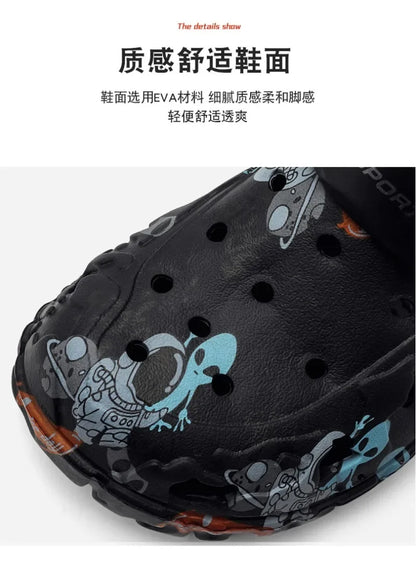 Plus Size 46 47 Men's Summer Clogs Sandals Eva Slippers Men Fashion New Flat Sandals Men Women Leisure Slides Men Casual Shoes