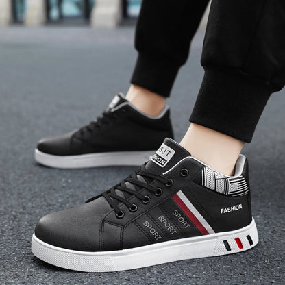 Fashion Men's Casual Shoes Autumn High-Top Vulcanized Shoes for Mens Non-Slip Wear-resistant Men Sneakers Winter Tenis Masculino