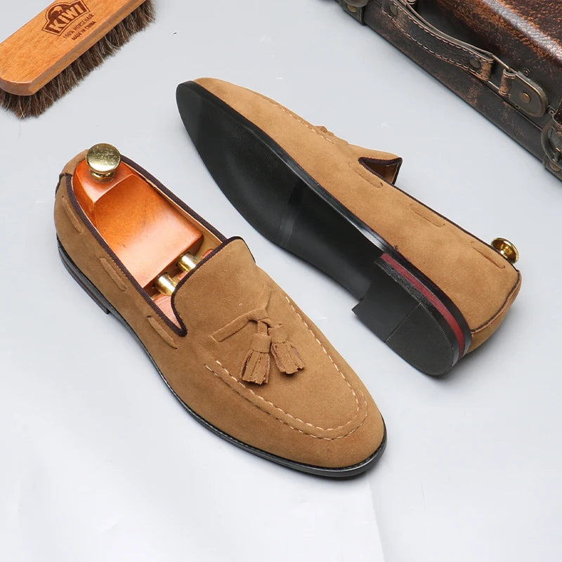 Men's Casual Business Shoes Mens Classic British Style Penny Loafers Moccasins Fashion Party Wedding Flats for Men