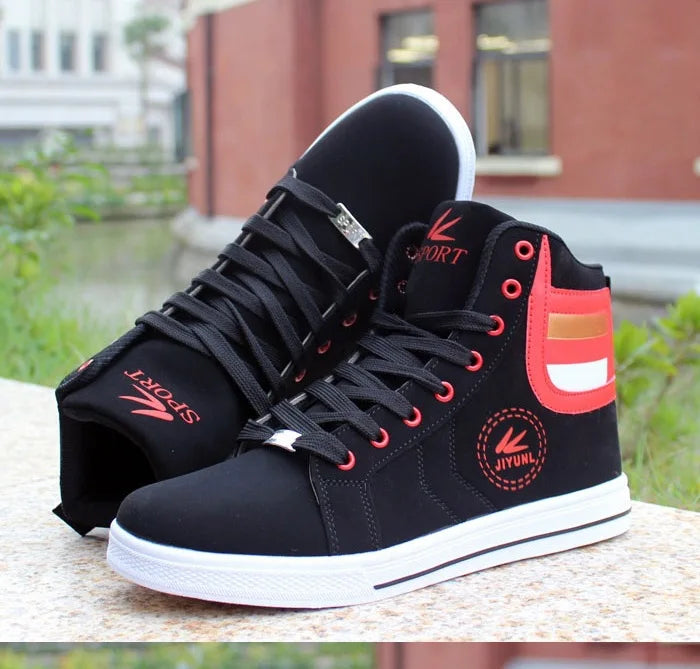 Big Size 39-48 Men's Casual Shoes New High top Sneakers Fashion Designer Platform Flats Shoes Outdoor Tennis Training Shoes Men