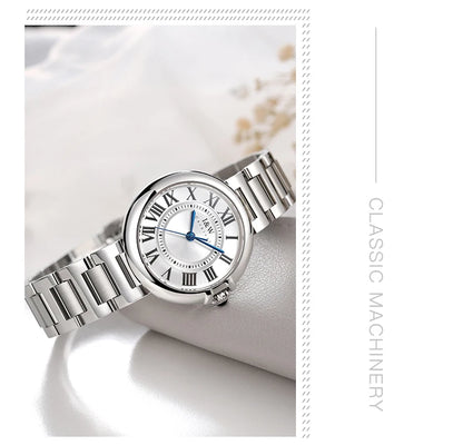 Relogio Feminino Switzerland I&W 2022 New Women Quartz Watches Sapphire Glass Waterproof 316L Stainless Steel Watch for Women