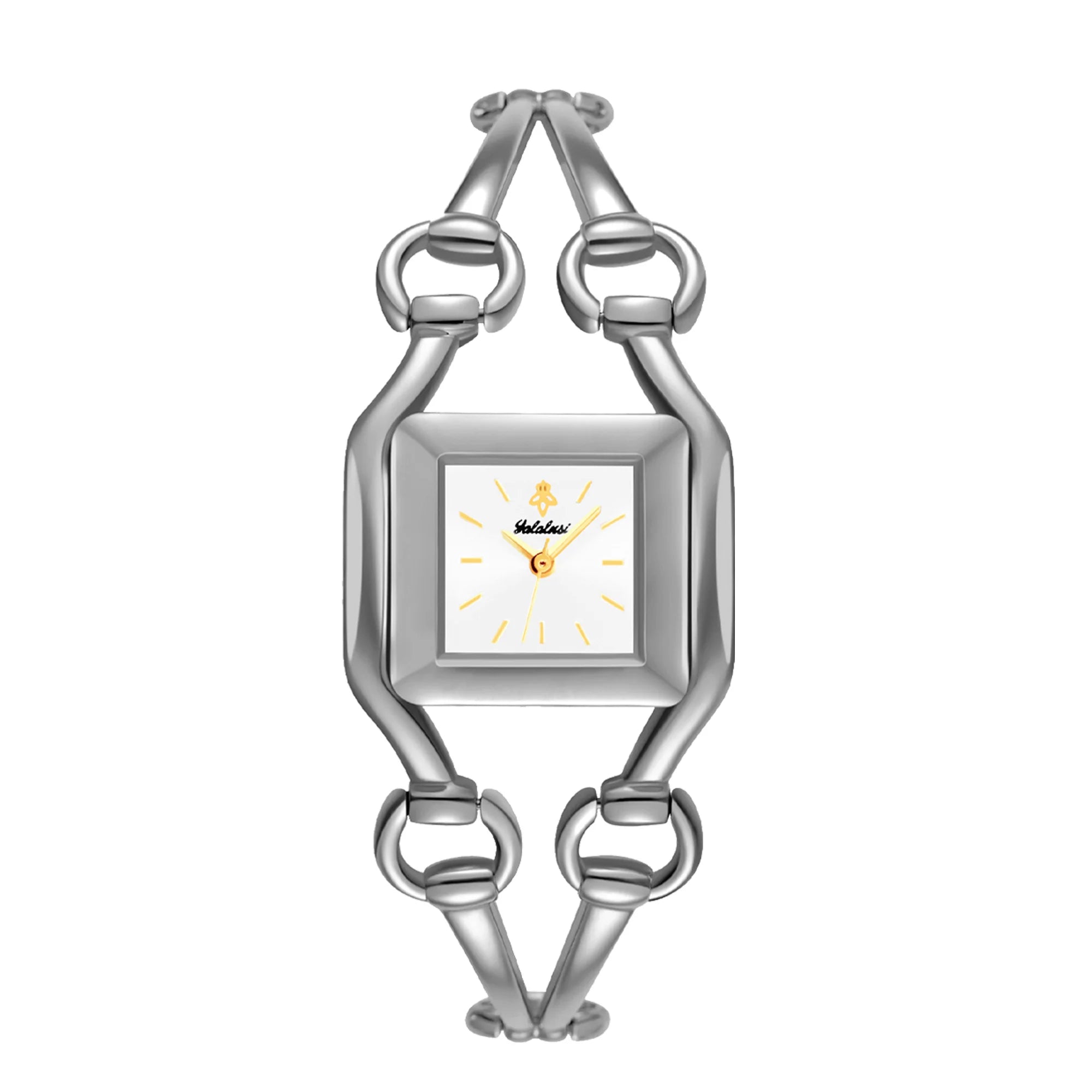 YaLaLuSi Newest Ladies Quartz Watches Women's Small Watches Luxury Casual Fashion Bracelet Including Tools Gold-Green