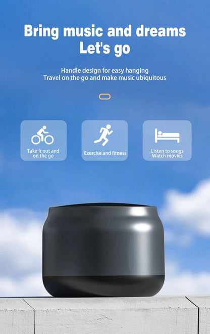 Bluetooth Speaker S16 with Loud Bass - Wireless Portable Mini Speaker for Home, Outdoor, Car Audio, High Volume  Boombox 