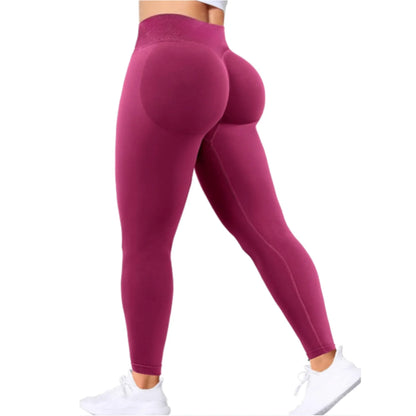Women Gym Yoga Exercise Pants High Waist Sexy Peach Hip Elastic Tights Running Exercise Yoga Underpants