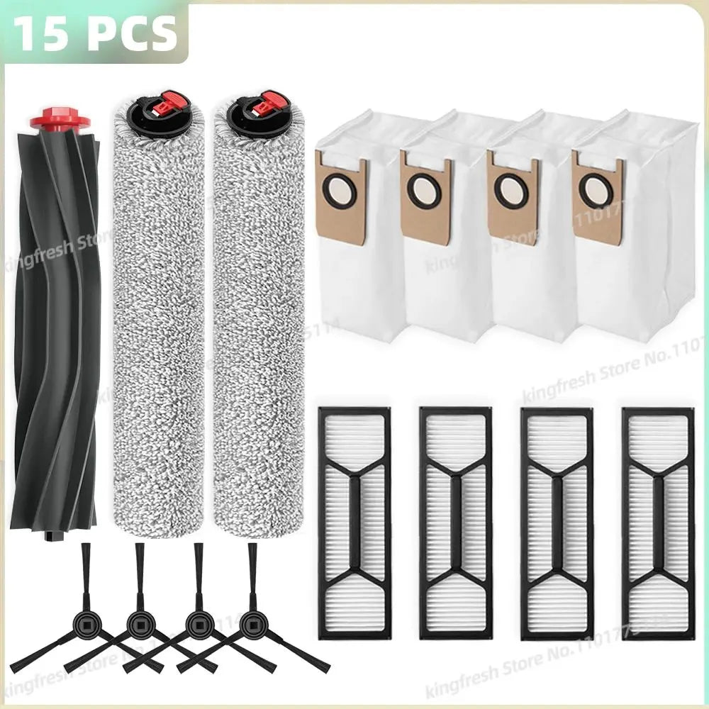 Compatible For ( Eufy Omni S1 Pro / Omni S1 ) Vacuum Parts Main Roller Side Brush Mop Cloth HEPA Filter Dust Bag Accessories
