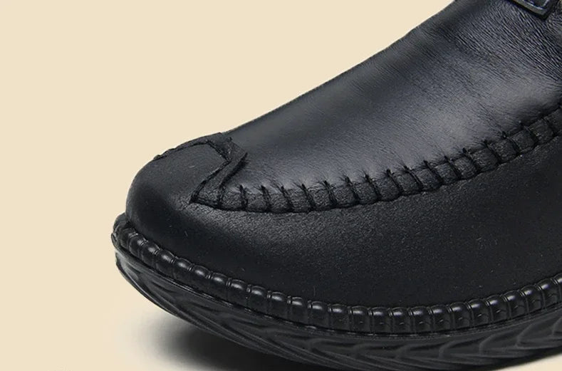 2024 Women's Boots Plush Female Shoes Anti-slip Womens Snow Boot Winter Cotton Leather Shoes Casual Ankle Boots Botas Mujer