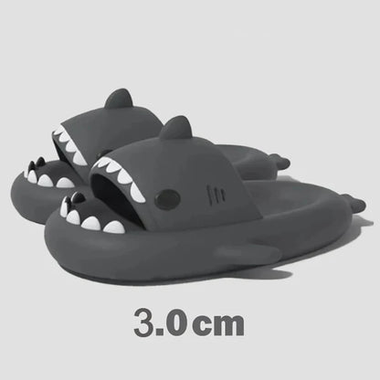 Summer Women Shark Slippers Men Cute Soft EVA Bathroom Sandals Adults Outdoor Cow Flip Flops Couples Non-slip Cartoon Slides