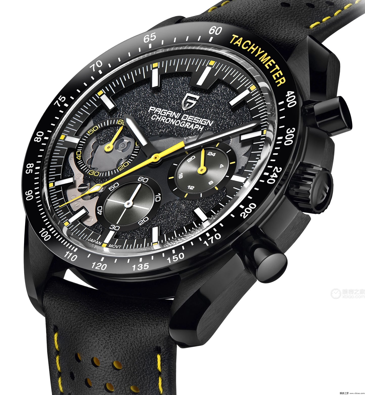 2025 New PAGANI DESIGN 1701 Moon Mens Watches Luxury Quartz Watch For Man Speed Chronograph Sports AR Sapphire Mirror Clock Gift