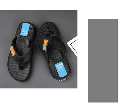 2023 Summer Flip Flops Men Beach Sandals Anti-slip Breathable Casual Men Beach Slippers Outdoor Big Size 45
