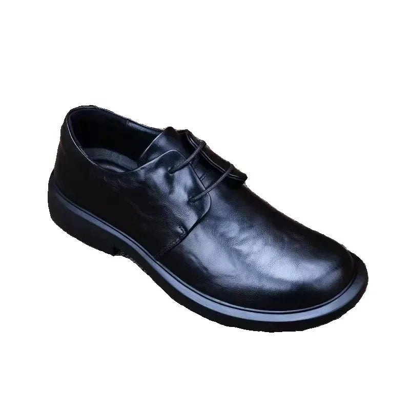 Handmade New British Classic Business Causal Leather Shoes For Men's Black Hombre Daily Teenagers Dress Banquet Ceremony Loafers