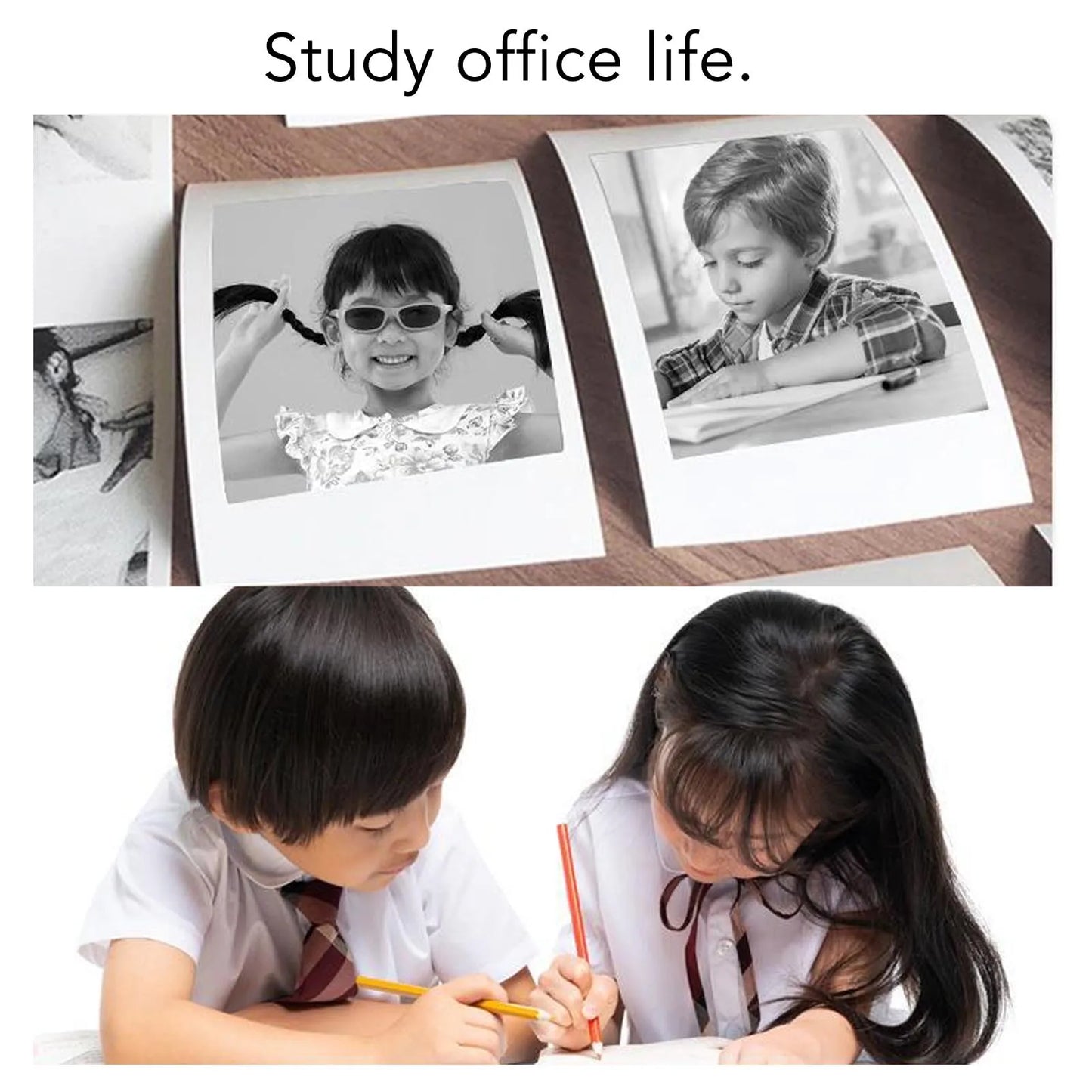 Portable X33Thermal Printer Inkless Pocket Printer with APP for Pictures Retro Style Photos Receipts Notes Lists Label Memo QR