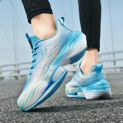 Running Shoes Men High Quality Outdoor Soft Sole Cushioning Training Jogging Sneakers Mesh Lace-up Sports Shoes for Men