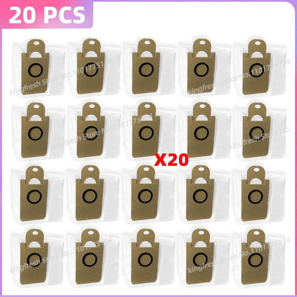 Fit For (Proscenic X1/ X1S, Proscenic 950R / V10R, iHome AutoVac Luna Pro, iHome AutoVac Eclipse Pro) Parts Side Brush Dust Bag