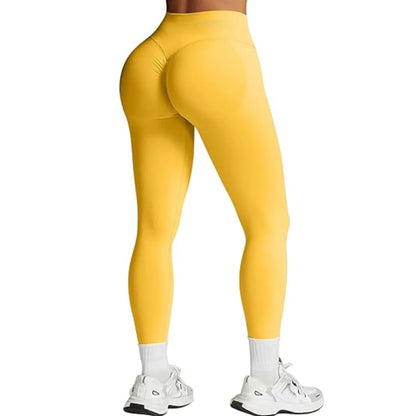 Women Gym Yoga Exercise Pants High Waist Sexy Peach Hip Elastic Tights Running Exercise Yoga Underpants