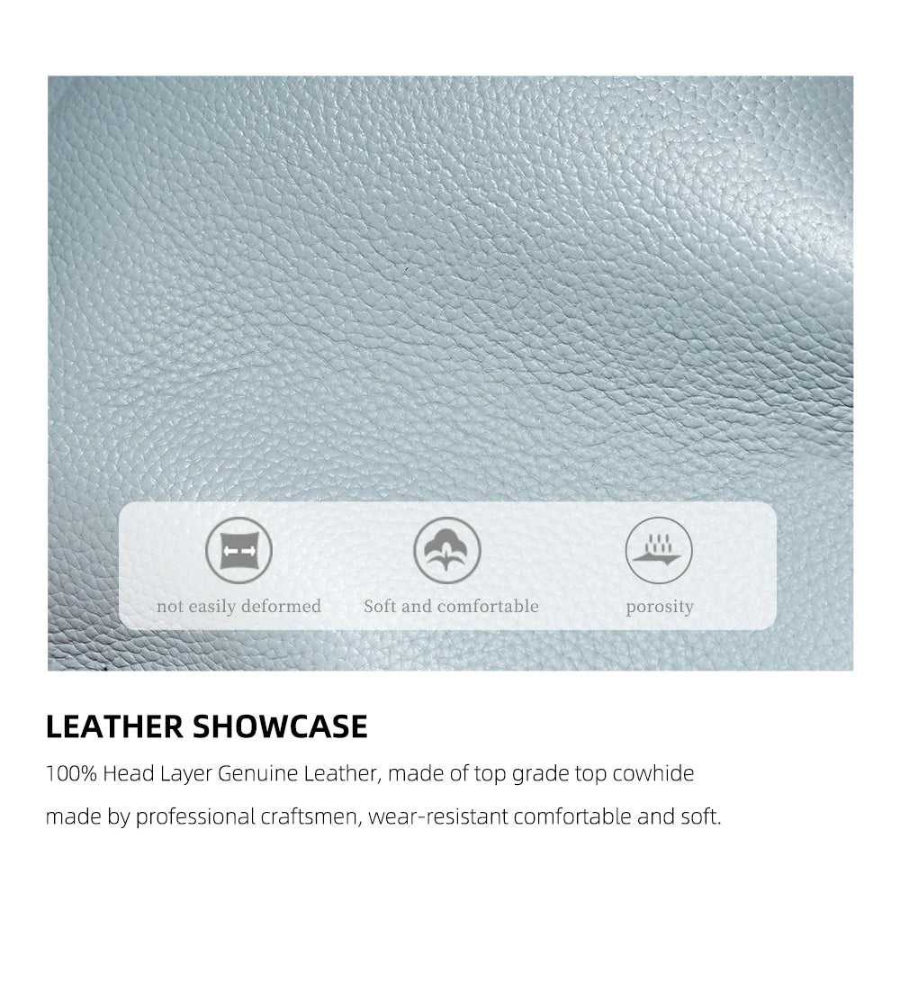 Zency Genuine Leather Top-handle Bag For Women Luxury Designer Crossbody Bag Zipper Purse Elegant OL Handbag 2025 New Shoulder