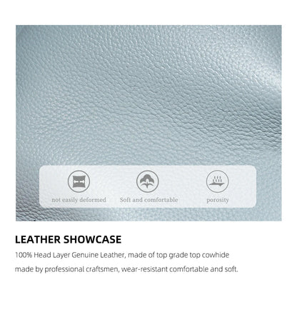 Zency Genuine Leather Top-handle Bag For Women Luxury Designer Crossbody Bag Zipper Purse Elegant OL Handbag 2025 New Shoulder