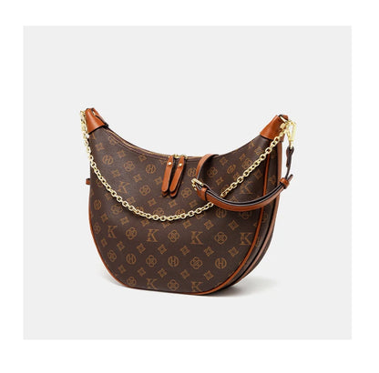 Mkf Genuine Crescent Bag 2025 New Presbyopic Large Capacity High-End Original Accessible Luxury Fashion Single Shoulder Crossbody Armpit Bag