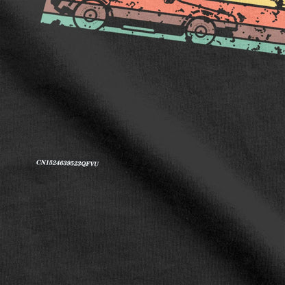 Hill Valley 1985 Tee Shirt Men Back To The Future Tops T Shirts Doc Brown Marty Delorean Time Travel Movie BTTF Tees Plus Size