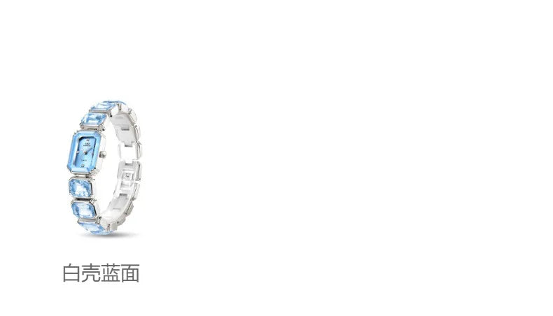 Small golden square dial quartz watch for women bracelet watch luxury diamond fashion women's watch relojes para damas