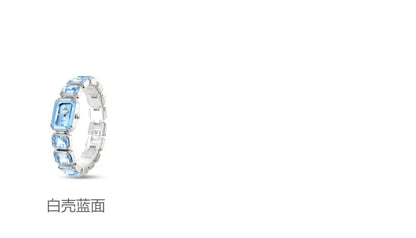 Small golden square dial quartz watch for women bracelet watch luxury diamond fashion women's watch relojes para damas