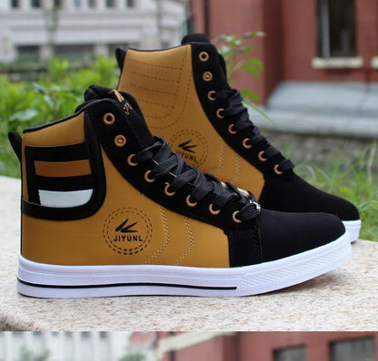 Big Size 39-48 Men's Casual Shoes New High top Sneakers Fashion Designer Platform Flats Shoes Outdoor Tennis Training Shoes Men