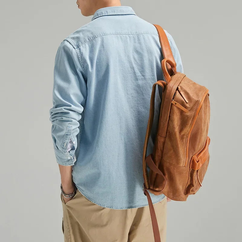 New Four Seasons Men's Long Sleeve Denim Shirt Cotton Jacket No Ironing Casual Social Comfortable and Breathable 3 Colors