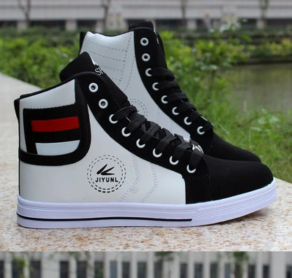 Big Size 39-48 Men's Casual Shoes New High top Sneakers Fashion Designer Platform Flats Shoes Outdoor Tennis Training Shoes Men