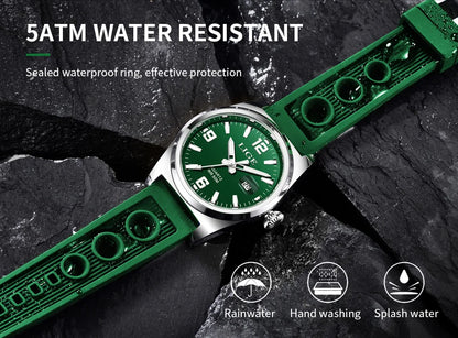 LIGE Man Watch Fashion Military Sport Quartz Calendar Watches for Men Waterproof Luminous Business Male Clock Relogio Masculino