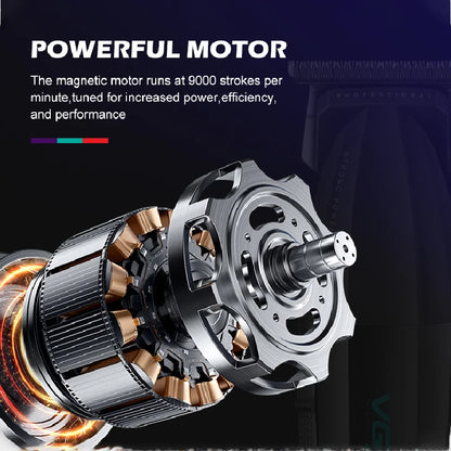 Original VGR 0mm zero Metal Electric Hair Beard Trimmer For Men Body Face Electric Clipper Hair Cutting Rechargeable