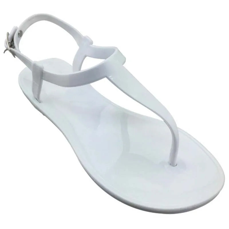 Woman Sandals Summer Shoes Ladies Fashion Flats Outdoor Beach Leisure Slip On Women Sandals Candy Color Comfort Sandalias Mujer