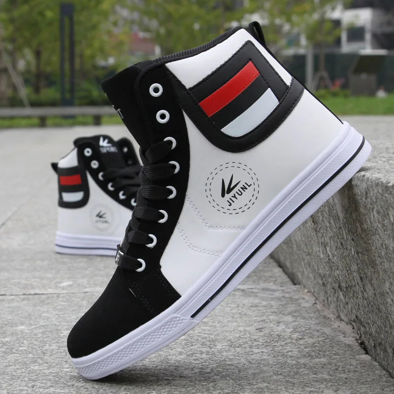 Big Size 39-48 Men's Casual Shoes New High top Sneakers Fashion Designer Platform Flats Shoes Outdoor Tennis Training Shoes Men