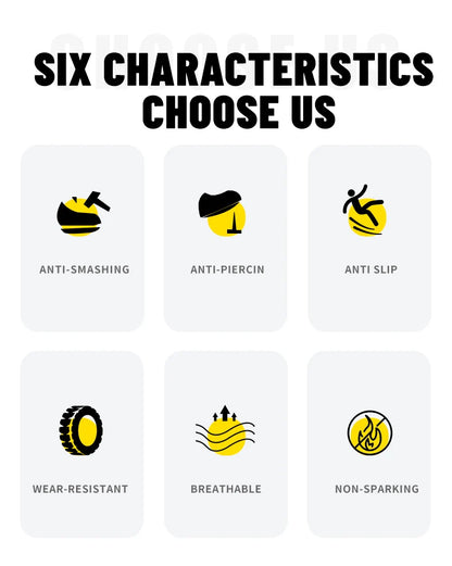 Genuine Leather Work Safety Boots For Chelsea Boots Men Shoes European Standard Protective Boots Cowhide Indestructible Shoes