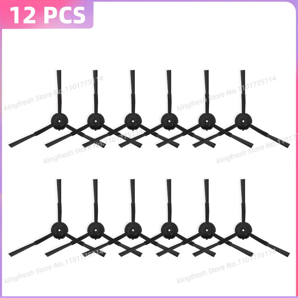 Fit For (Proscenic X1/ X1S, Proscenic 950R / V10R, iHome AutoVac Luna Pro, iHome AutoVac Eclipse Pro) Parts Side Brush Dust Bag