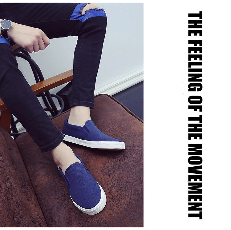 Men's Casual Shoes Canvas Slip-On Loafers Low Style Breathable Light Fashion Shoes for Men Walking White Shoe Zapatos De Hombre